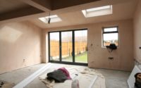 Home Extension Plastering Phase